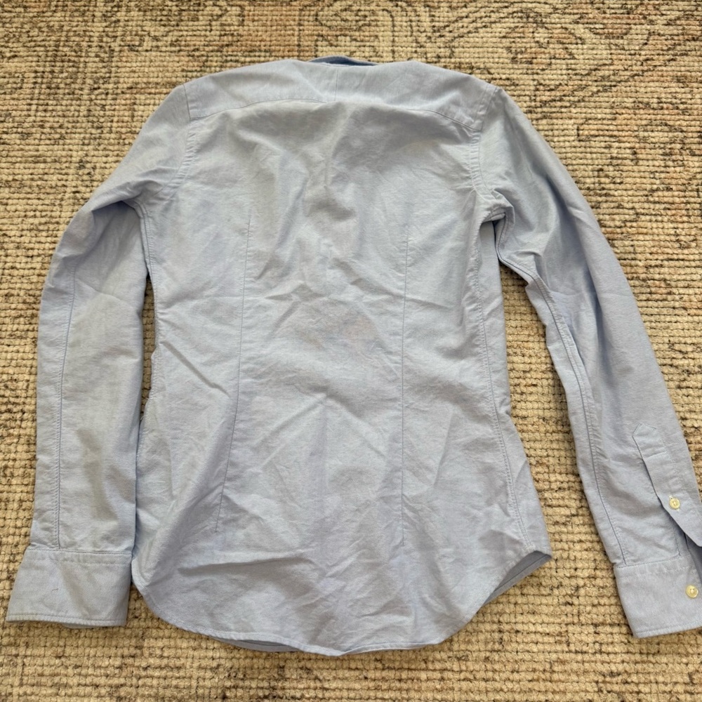 Ralph Lauren button down Light Blue Shirt women 2 - Picture 6 of 6